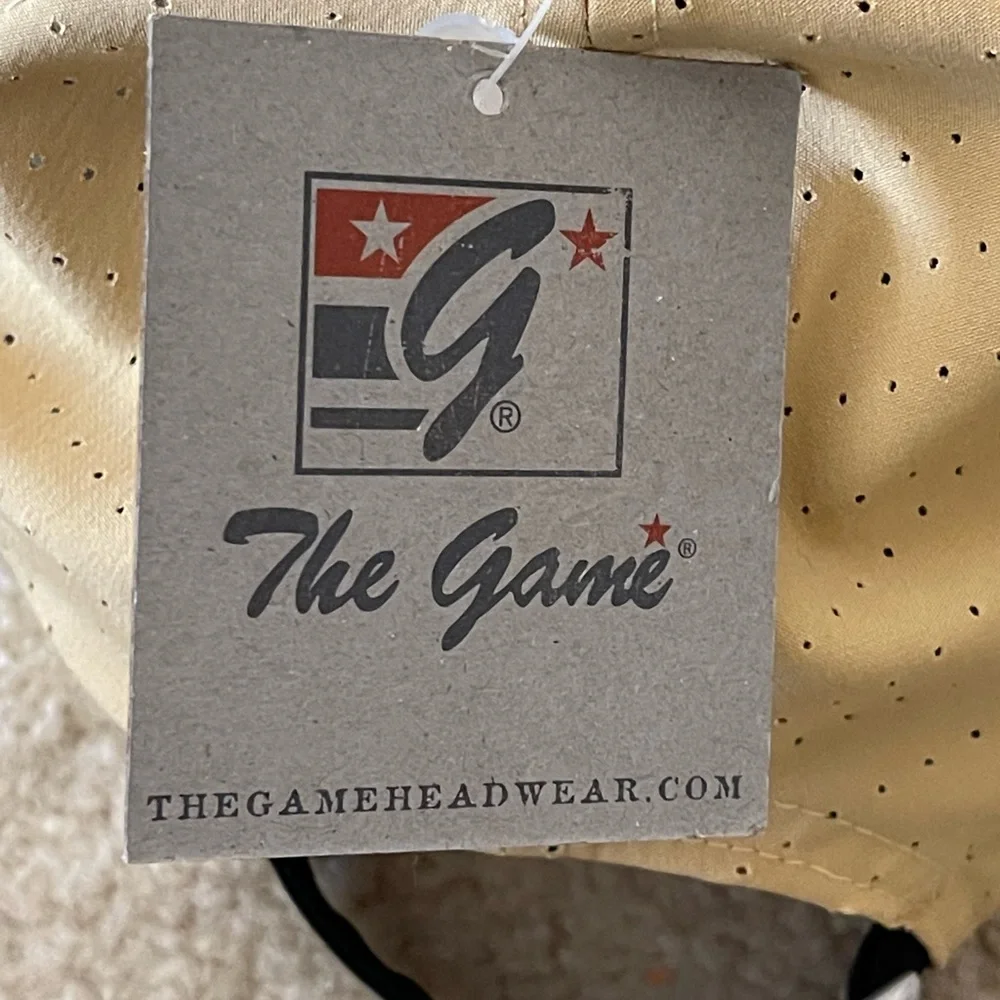 NWT Vintage The Game Black/Vegas Gold Men’s Cap
